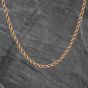 Second Hand 9ct Yellow Gold 16 Inch Rope Chain 41021548