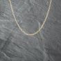 Second Hand 9ct Yellow Gold Rounded Fancy 16 Inch Curb Chain 41021553