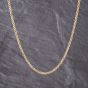 Second Hand 9ct Yellow Gold 18 Inch Rope Chain 41021668