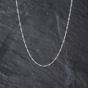 Second Hand 9ct White Gold Twisted 16 Inch Curb Chain 41021701