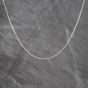 Second Hand 9ct White Gold 18 Inch Curb Chain 41021755