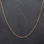 Second Hand 9ct Yellow Gold 24 Inch Round Belcher Link Chain 4102803