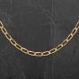 Second Hand Yellow Gold 16 Inch Long Curb Chain 4103068