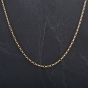 Second Hand 9ct Yellow Gold 24 Inch Diamond Cut Belcher Chain 4103278