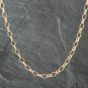 Second Hand 9ct Yellow Gold Oval 22 Inch Belcher Chain 41041038