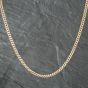Second Hand 9ct Yellow Gold 19 Inch Curb Chain 41041043