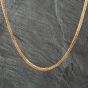 Second Hand 9ct Yellow Gold 22 Inch Byzantine Chain 41041057