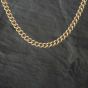 Second Hand 9ct Yellow Gold Heavy 22 Inch Curb Chain 41041113