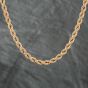 Second Hand 9ct Yellow Gold 16 Inch Rope Chain 41041184