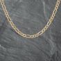 Second Hand 9ct Yellow Gold 19 Inch Figaro Chain 41041293