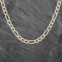 Second Hand 9ct Yellow Gold 23 Inch Figaro Chain 41041309