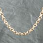 Second Hand 9ct Yellow Gold Oval Heavy 18 Inch Belcher Chain 41041330
