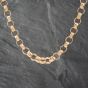 Second Hand 9ct Yellow Gold Patterned Link 24 Inch Belcher Chain 41041390