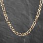 Second Hand 9ct Yellow Gold 19 Inch Figaro Chain 41041395