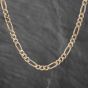 Second Hand 9ct Yellow Gold 20 Inch Figaro Chain 41041397