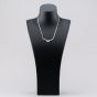 Second Hand 18ct Two Colour Gold 0.15ct Brilliant Cut Diamond Set 16 Inch Necklace 41041465