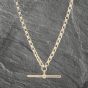 Second Hand 9ct Yellow Gold T Bar 18 Inch Belcher Chain 41041473