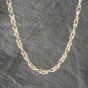Second Hand 9ct Yellow Gold Figure Of Eight Link 17 Inch Chain 41041474