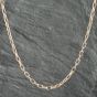 Second Hand 9ct Rose Gold Oblong Link 27 Inch Belcher Chain 41041544