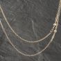Second Hand Vintage Yellow Gold Fancy Guard 54 Inch Belcher Chain 41041568