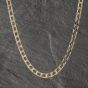 Second Hand 9ct Yellow Gold Square 20 Inch Curb Chain 41041573