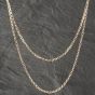 Second Hand Vintage Yellow Gold Guard 61 Inch Belcher Chain 41041579