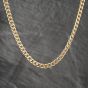 Second Hand 9ct Yellow Gold 17 Inch Curb Chain 41041597