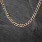Second Hand 9ct Yellow Gold 21 Inch Curb Chain 41041614