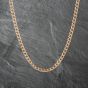 Second Hand 9ct Rose Gold 24 Inch Curb Chain 41041641