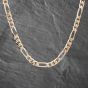 Second Hand 9ct Yellow Gold Heavy 26 Inch Figaro Chain 41041656