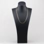 Second Hand 9ct Yellow Gold Flat Link Square 21 Inch Curb Chain 41041681