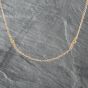 Second Hand Vintage Yellow Gold Turquoise 17 Inch Trace 41041706