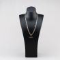 Second Hand Vintage 9ct Rose Gold Albert Chain 20 Inch T-Bar Figaro Chain 41041716