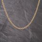Second Hand 9ct Yellow Gold 18 Inch Rope Chain 41041768