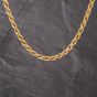 Second Hand 9ct Yellow Gold 20 Inch Rope Chain 41041770