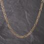 Second Hand 9ct Yellow Gold 21 Inch Figaro Chain 41041780