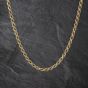 Second Hand 9ct Yellow Gold 21 Inch Rope Chain 41041796