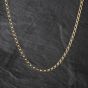 Second Hand 9ct Yellow Gold Circular Double Link 22 Inch Belcher Chain 41041799