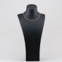 Second Hand 9ct Yellow Gold Curvy Bar & Ball 15 Inch Collarette Chain 41041802