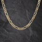 Second Hand 9ct Yellow Gold 18 Inch Figaro Chain 41041844