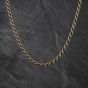 Second Hand 9ct Yellow Gold 18 Inch Rope Chain 41041873