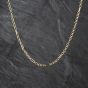 Second Hand 9ct Yellow Gold Seven Plus One Link 24 Inch Belcher Chain 41041878