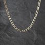 Second Hand 9ct Yellow Gold Square 21 Inch Curb Chain 41041895