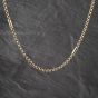 Second Hand Vintage Yellow Gold Guard 58 Inch Belcher Chain 41041910