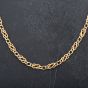 Second Hand 9ct Yellow Gold 18 Inch Celtic Patterned Fancy Chain 4104288