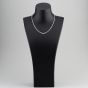 Second Hand 18ct White Gold 2.50ct Brilliant Cut Diamond Graduated 16 Inch Tennis Necklace 4104762