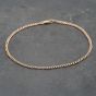 Second Hand 9ct Yellow Gold 25cm Curb Chain Anklet 41061214