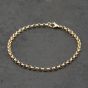 Second Hand 9ct Yellow Gold 7.5 Inch Belcher Chain Bracelet 41061280
