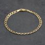 Second Hand 9ct Yellow Gold 7.5 Inch Curb Chain Bracelet 41061294