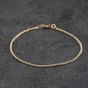 Second Hand 9ct Yellow Gold 7.5 Inch Spiga Chain Bracelet 41061335